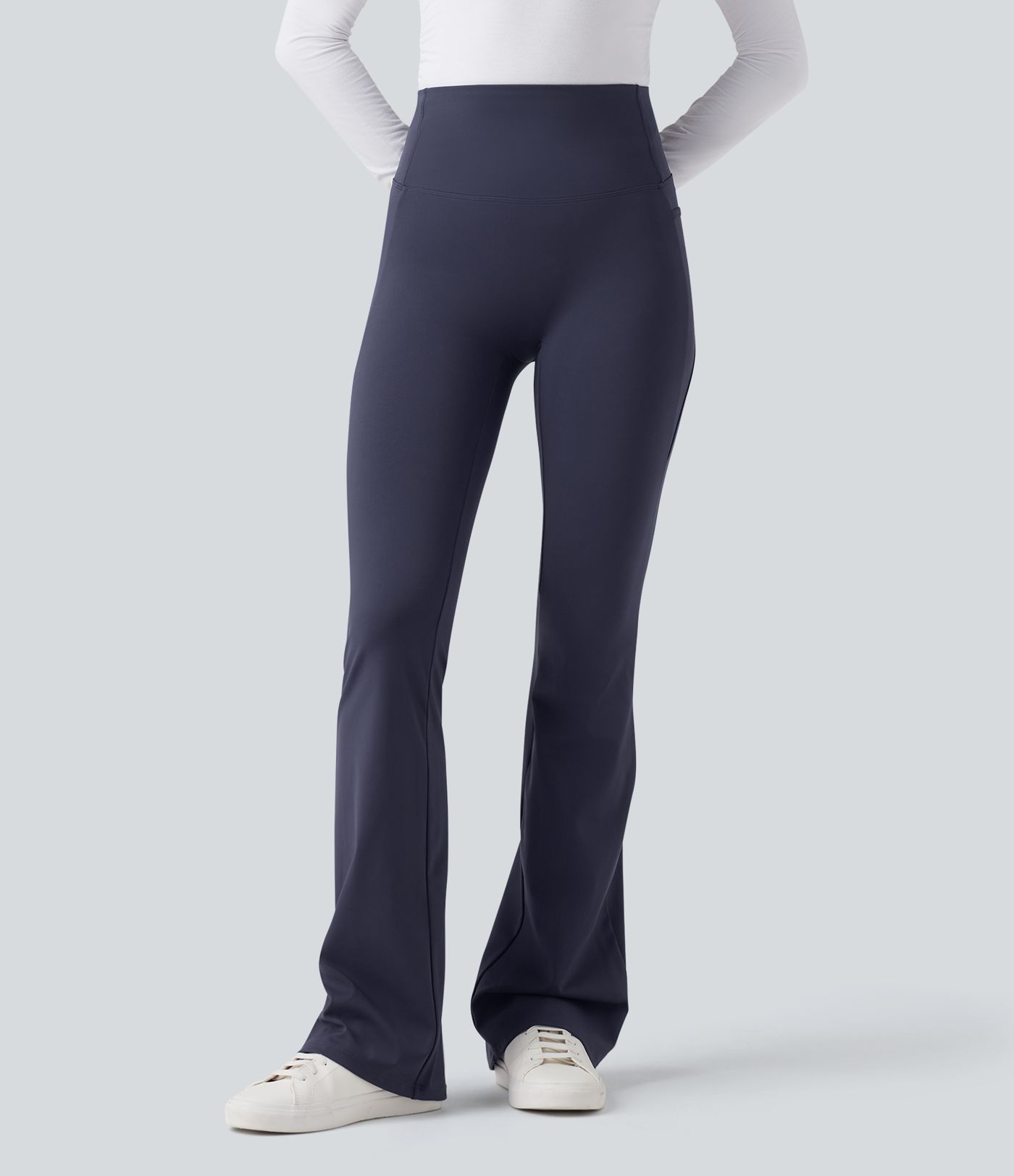 Patitoff™ 2.0 Pet Hair Resistant High Waisted Tummy Control Bootcut Casual Pants with Pockets