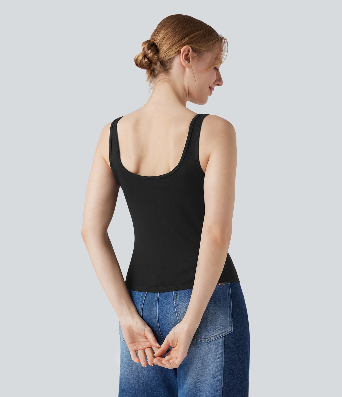 U Neck Casual Tank Top