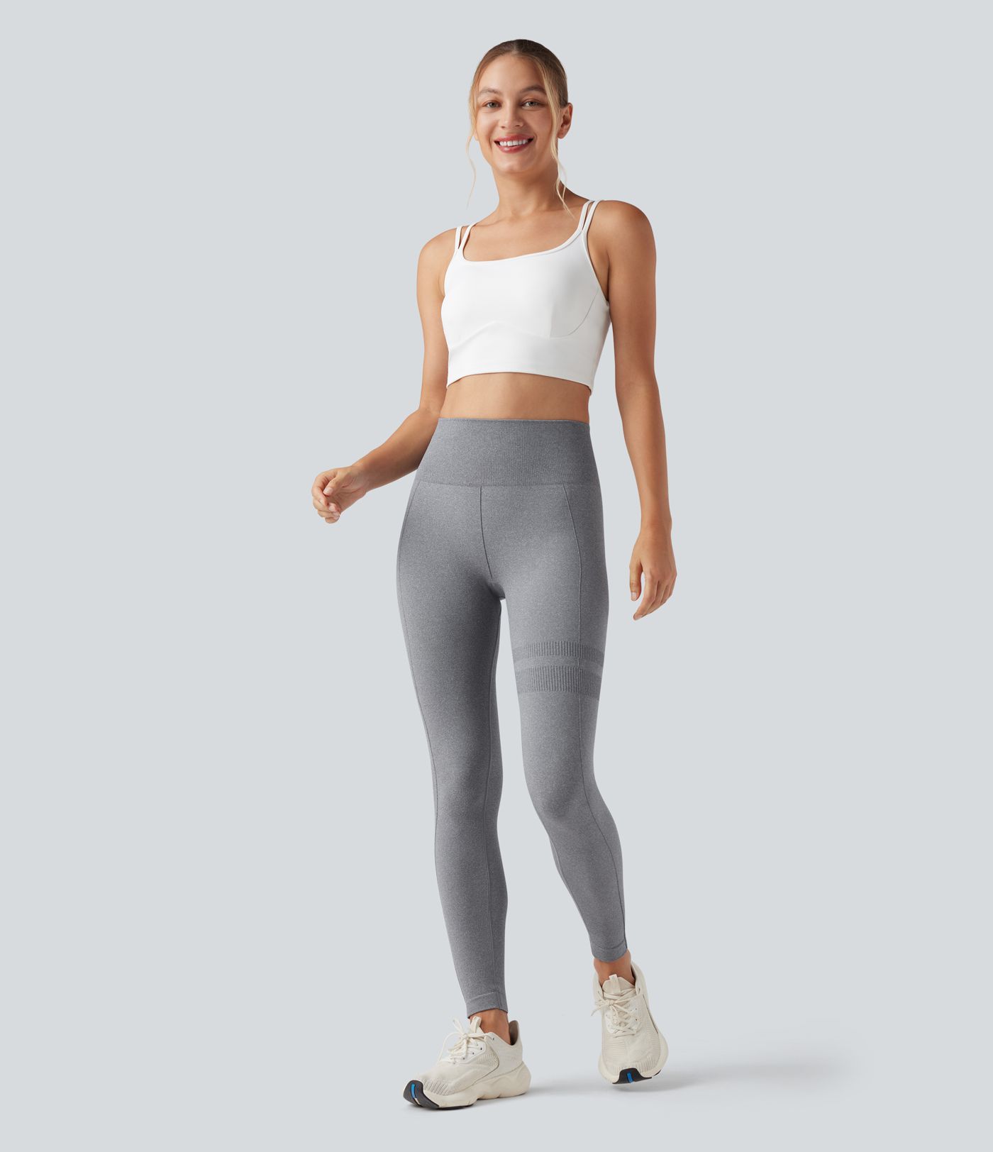 Seamless Flow High Waisted Scrunch Yoga Leggings