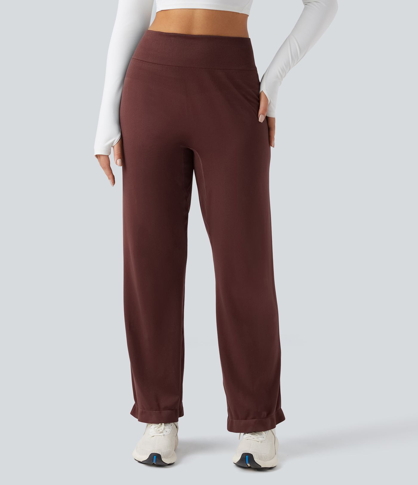 OneForm Seamless Flow High Waisted Straight Leg Yoga Pants