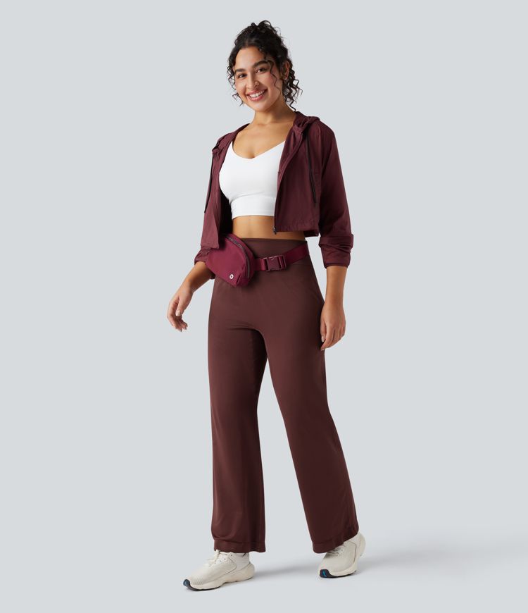 OneForm Seamless Flow High Waisted Straight Leg Yoga Pants