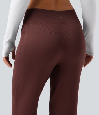 OneForm Seamless Flow High Waisted Straight Leg Yoga Pants