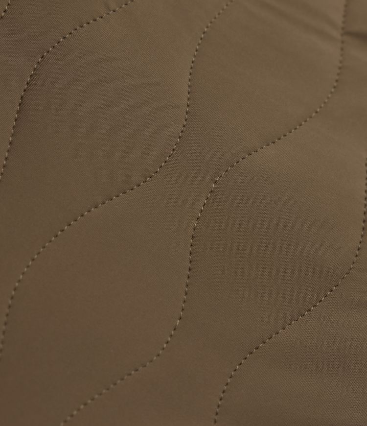 Crossover High Waisted 2-in-1 Bodycon Mini Stretchy Casual Quilted Skirt