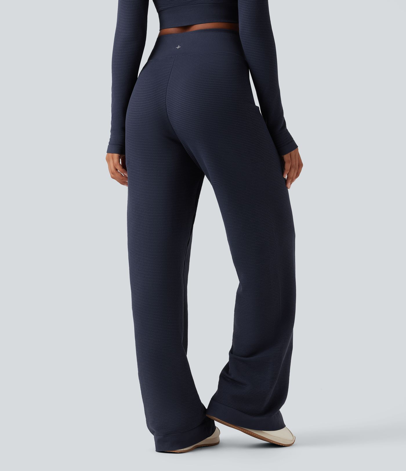 OneForm Seamless Flow Waffle High Waisted Straight Leg Yoga Pants