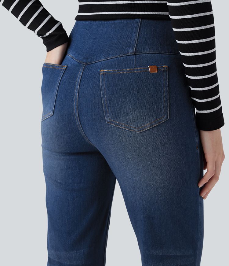 Halara Flex™ High Waisted Bootcut Casual Jeans with Pockets