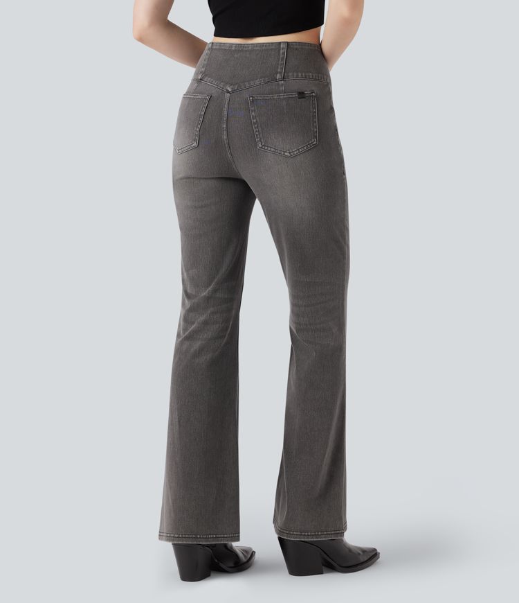 Halara Flex™ High Waisted Bootcut Casual Jeans with Pockets