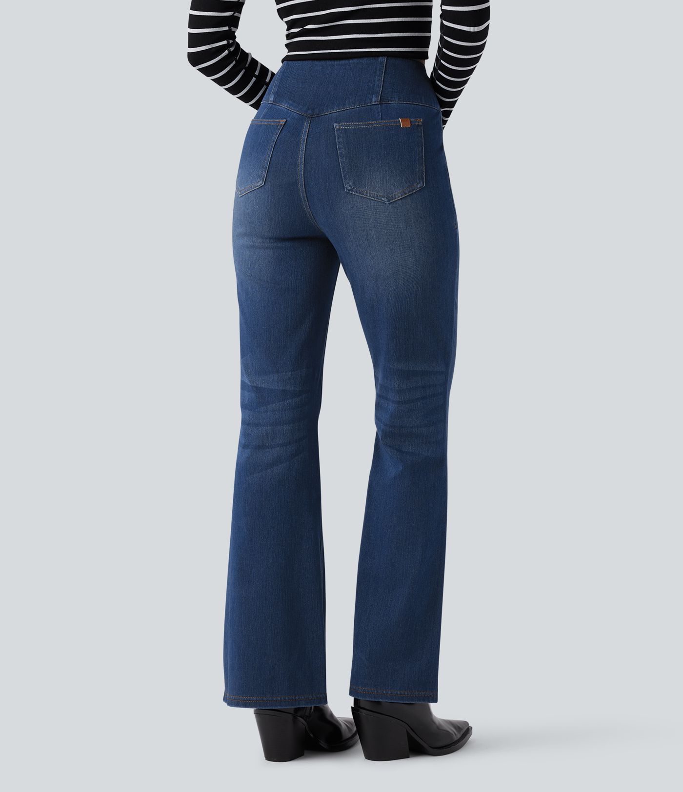 Halara Flex™ High Waisted Bootcut Casual Jeans with Pockets