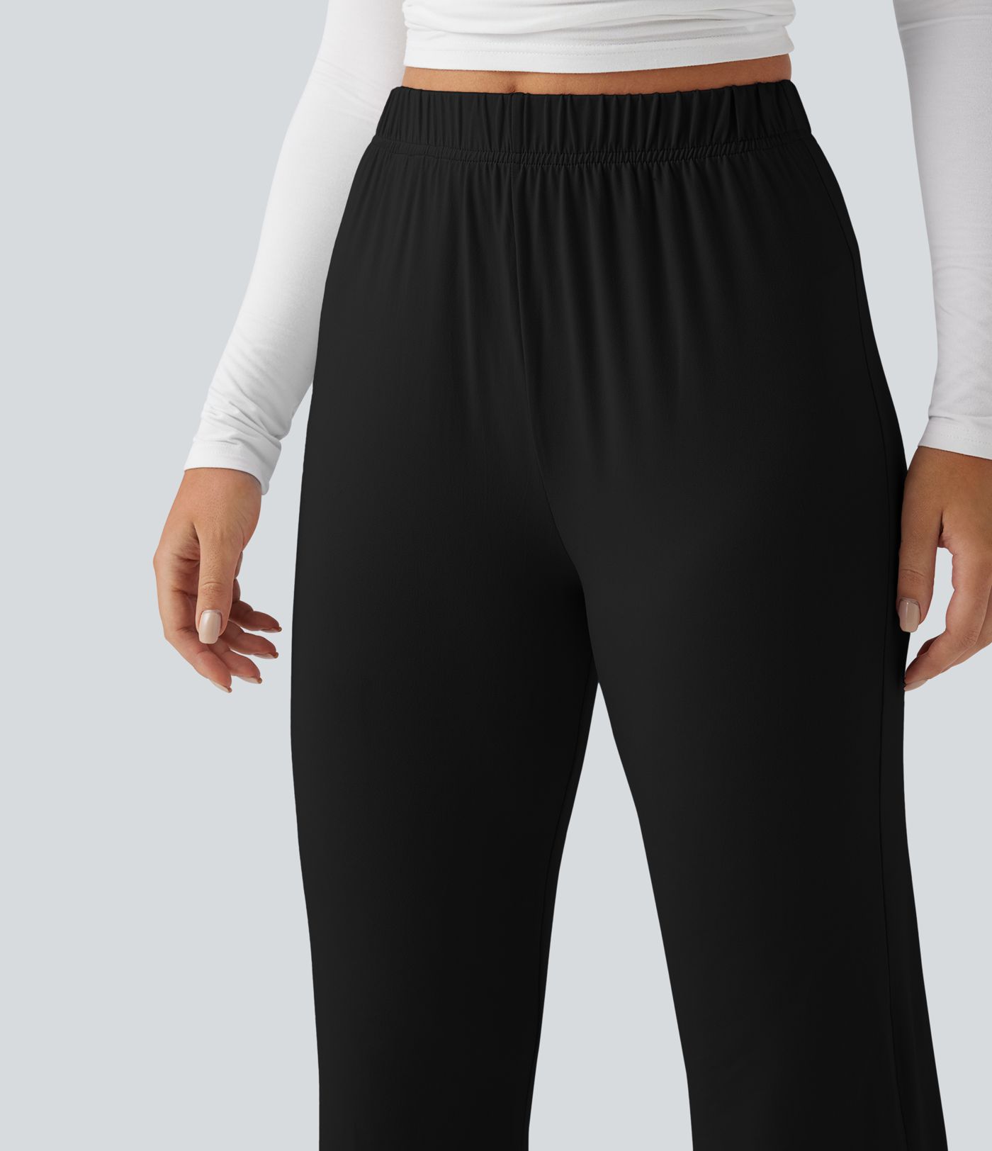 Pantalon d'intérieur évasé taille haute