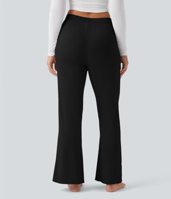 Pantalon d'intérieur évasé taille haute