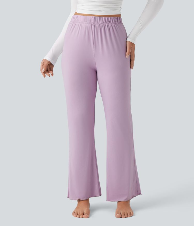 Pantalon d'intérieur évasé taille haute