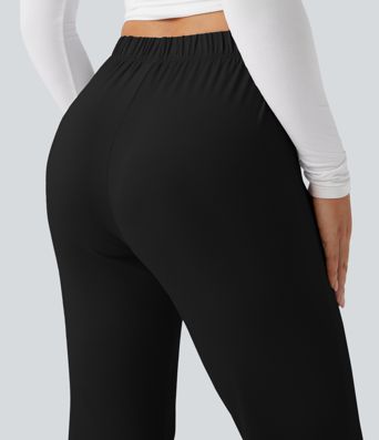 Pantalon d'intérieur évasé taille haute