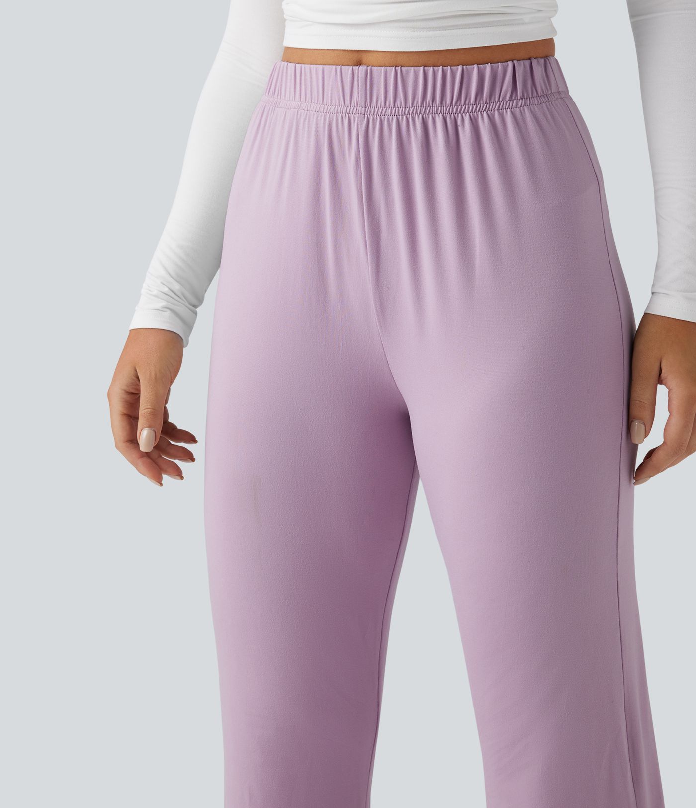 High Waisted Flare Lounge Pants