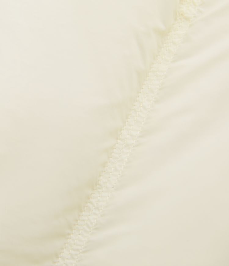 Stand Collar Drawstring Hem Casual Puffer Padded Jacket with Pockets