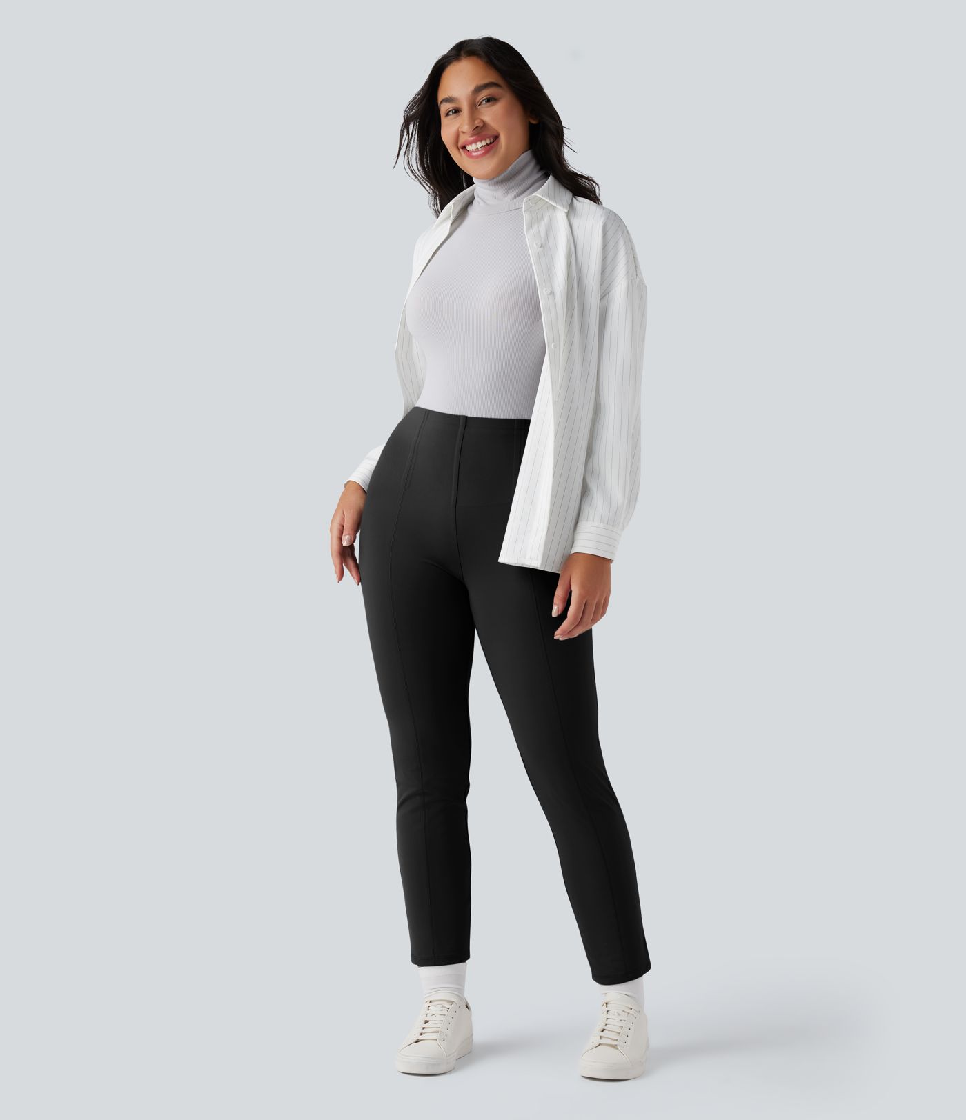 Halara Flex™ DayStretch High Waisted Tummy Control Slim Work Pants with Pockets