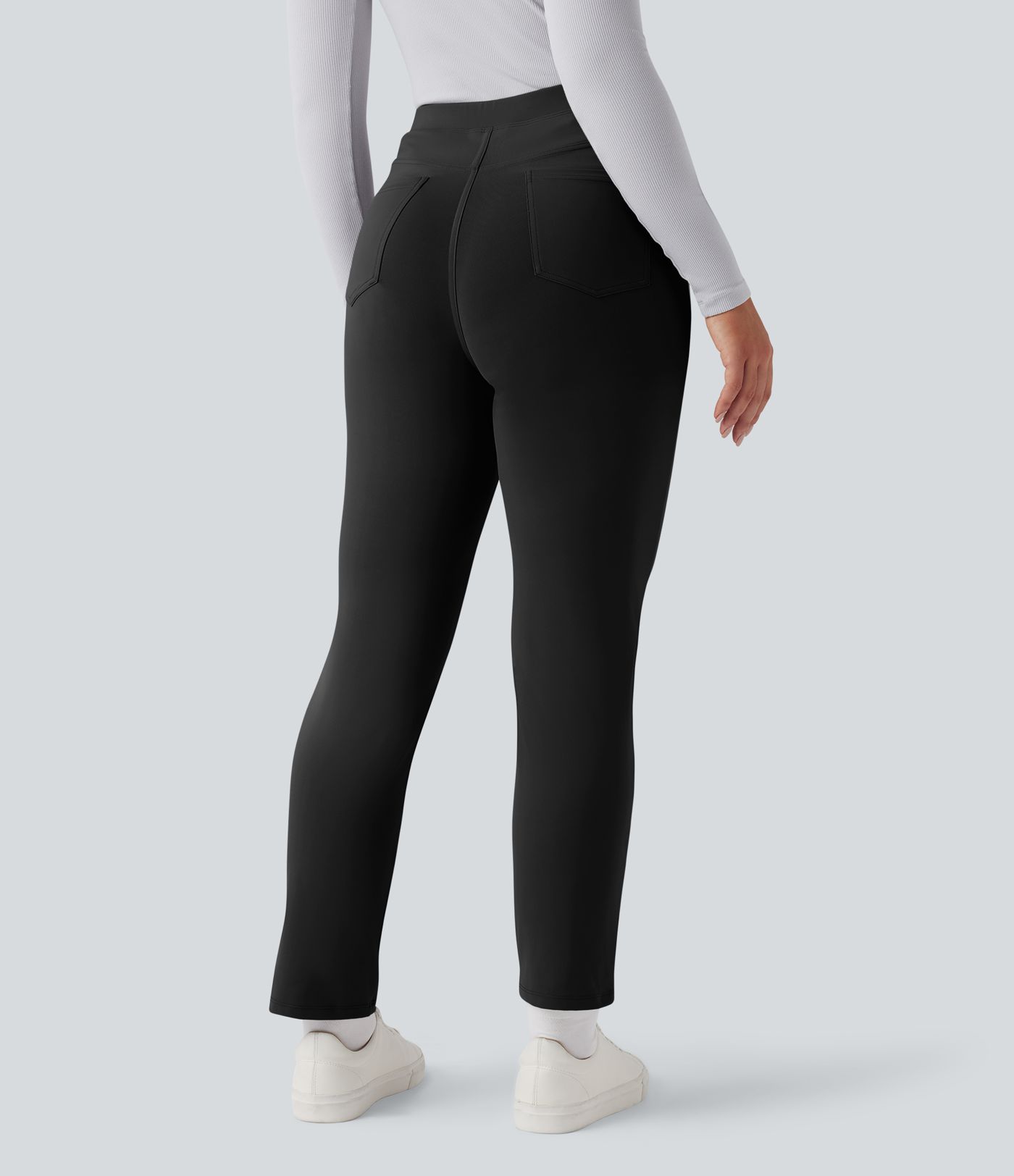 Halara Flex™ DayStretch High Waisted Tummy Control Slim Work Pants with Pockets