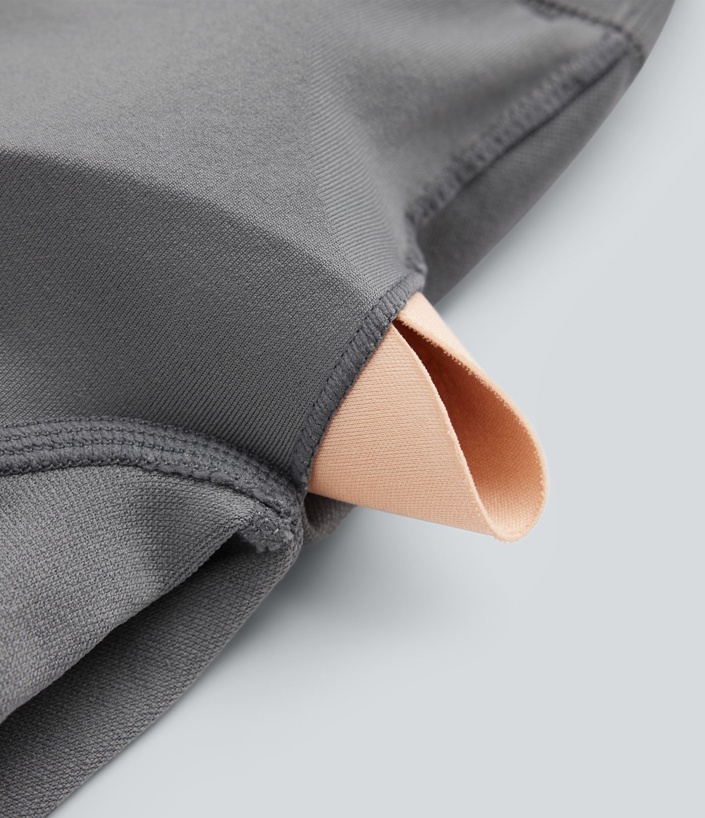 Seamless Flow Round Neck Long Sleeve Cropped Yoga Sports Top