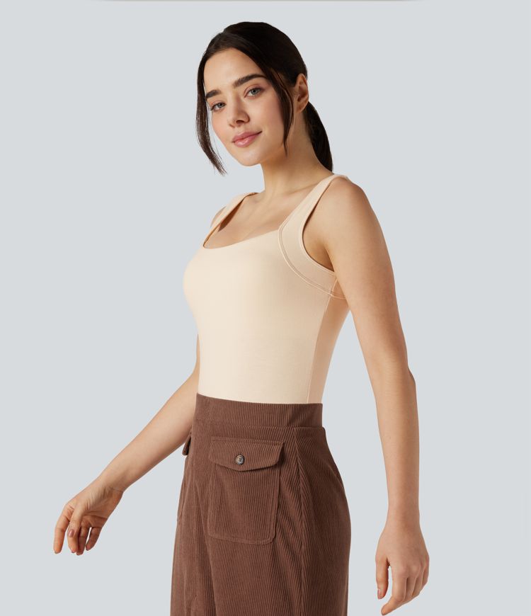 Débardeur chaud décolleté carré