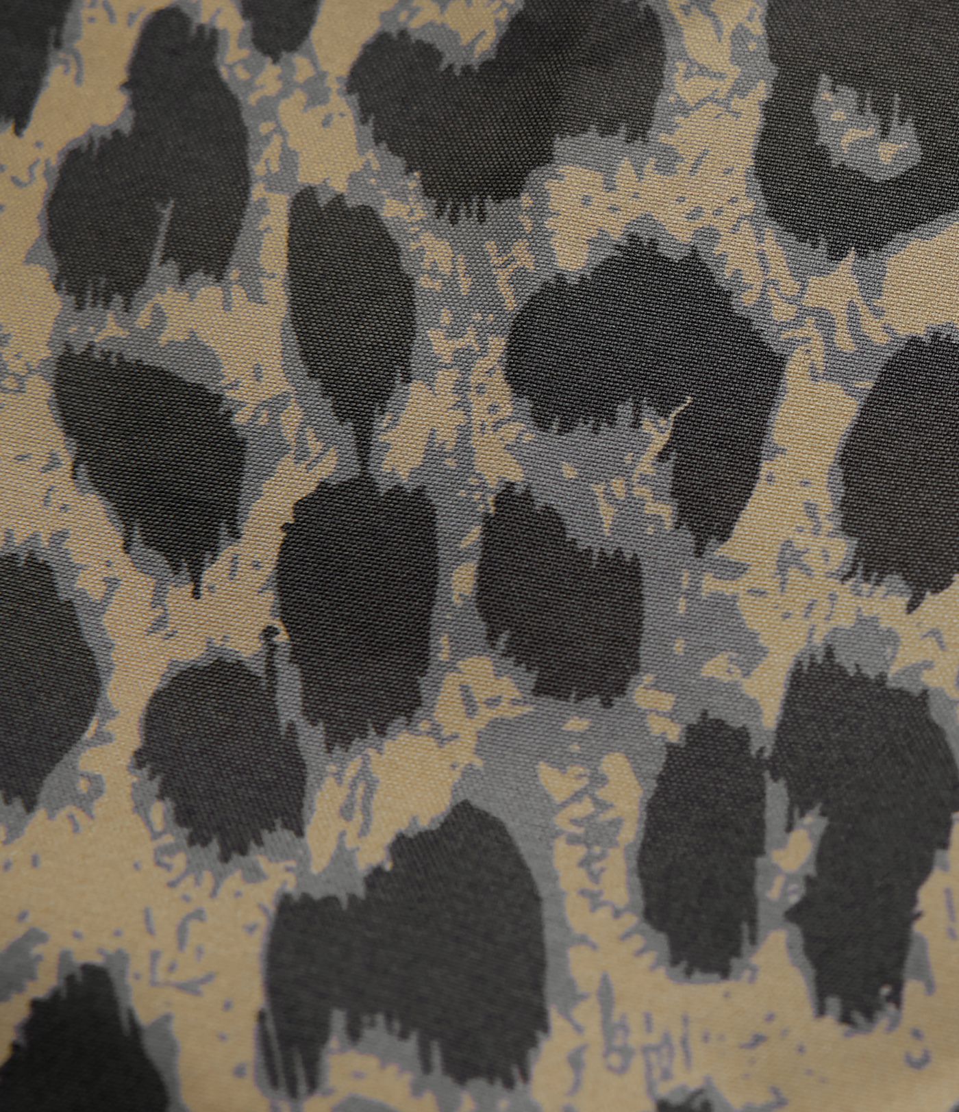 Veste de randonnée longue réversible à capuche, manches longues et imprimé léopard avec poches (deux looks en un)