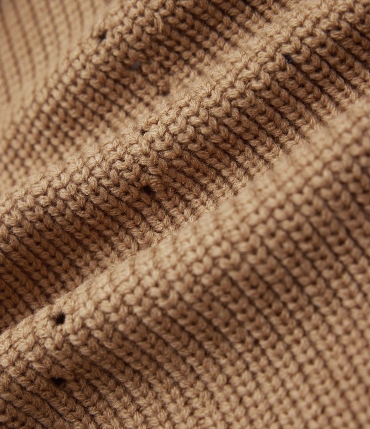 Bishop Long Sleeve Split Hem Hollow Out Casual Longline Cardigan