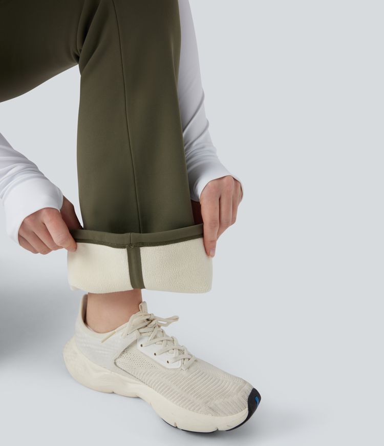 Halara UltraSculpt™ Extra Heat High Waisted Tummy Control Yoga Bootcut Leggings with Pockets