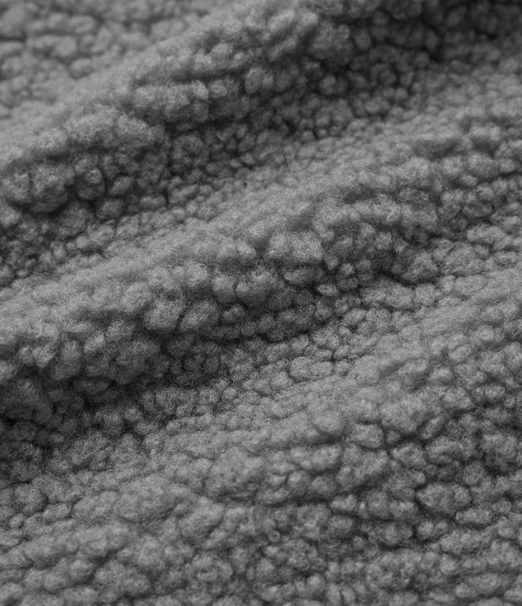 Turtleneck Long Sleeve Casual Sherpa Jacket with Pockets