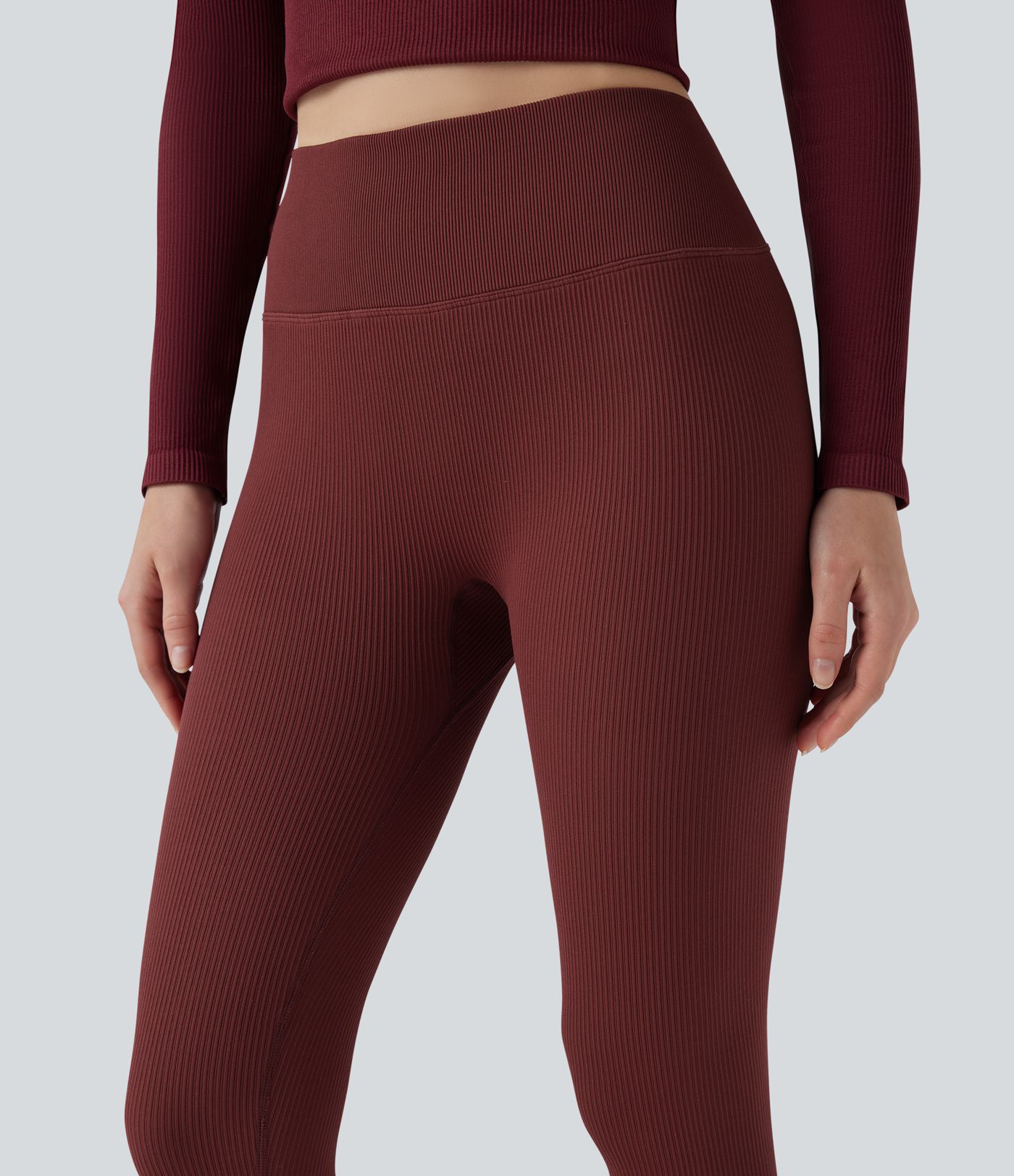 Leggings de yoga taille haute sans coutures