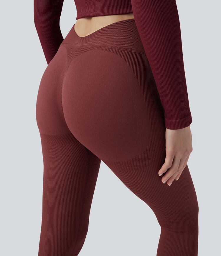 Seamless Flow High Waisted Yoga Leggings