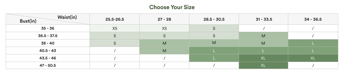 <p style="min-height: 24px"></p>
<p style="text-align:left;"><span style="color: rgb(36,67,23);font-size: 18px;"><strong>2. Pick your size </strong></span></p>
<p style="text-align:left;"><span style="color: rgb(36,67,23);">Double check the size chart to be sure your free product fits. </span></p>
