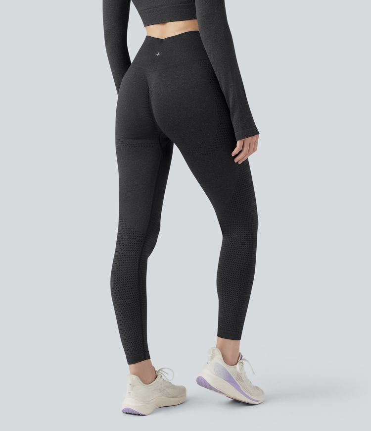 Seamless Flow High Waisted Yoga Leggings