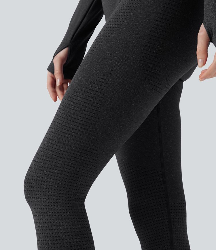 Seamless Flow High Waisted Yoga Leggings