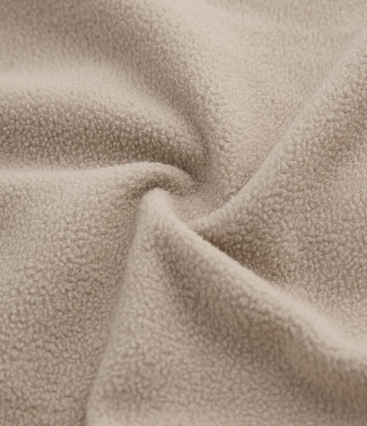 Water Repellent Hooded Drawstring Fleece Casual Parka Sherpa Jacket with Pockets