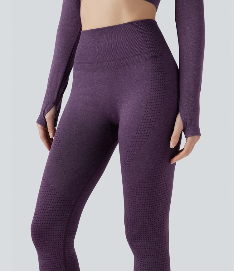 Seamless Flow High Waisted Yoga Leggings