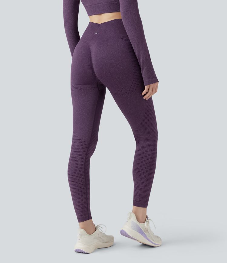 Seamless Flow High Waisted Yoga Leggings