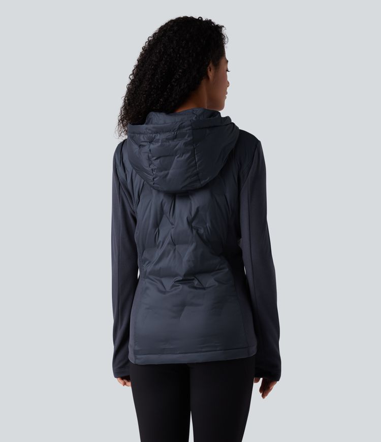 Hooded Casual Down Jacket with Pockets