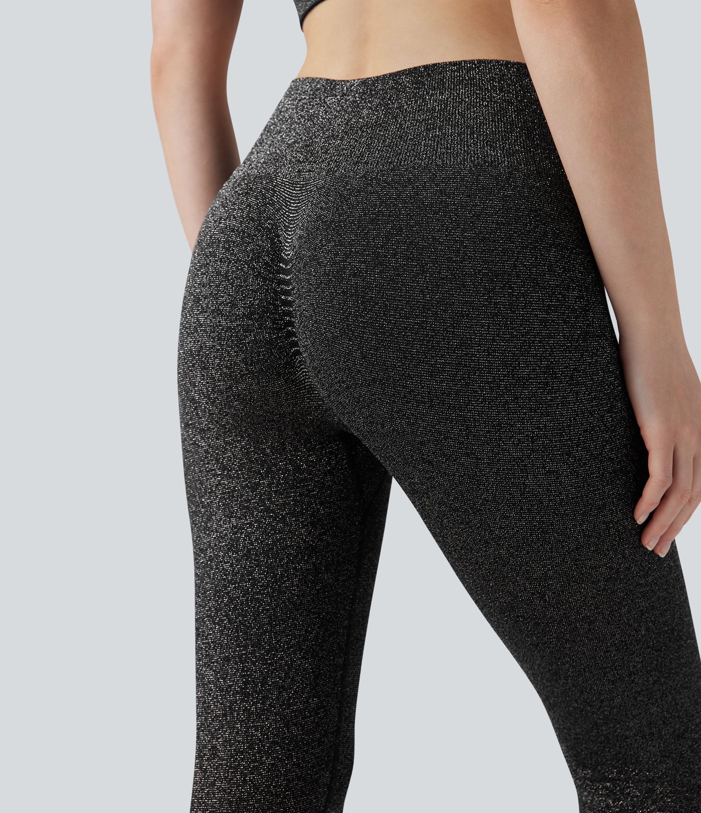 Sparkle Seamless Flow High Waisted Workout Leggings