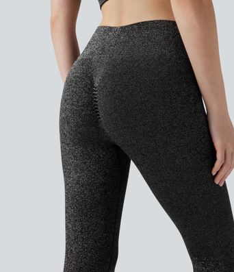 Sparkle Seamless Flow High Waisted Workout Leggings