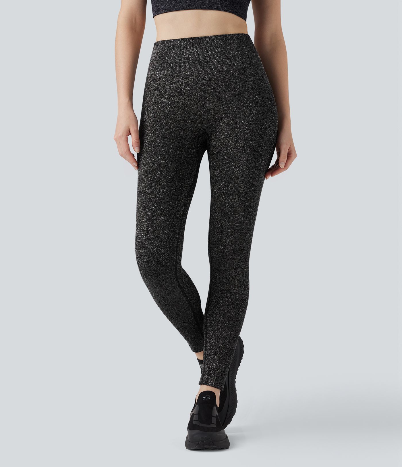 Sparkle Seamless Flow High Waisted Workout Leggings