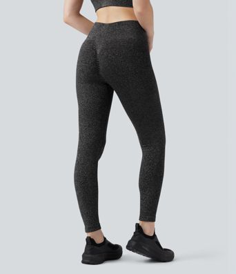Sparkle Seamless Flow High Waisted Workout Leggings