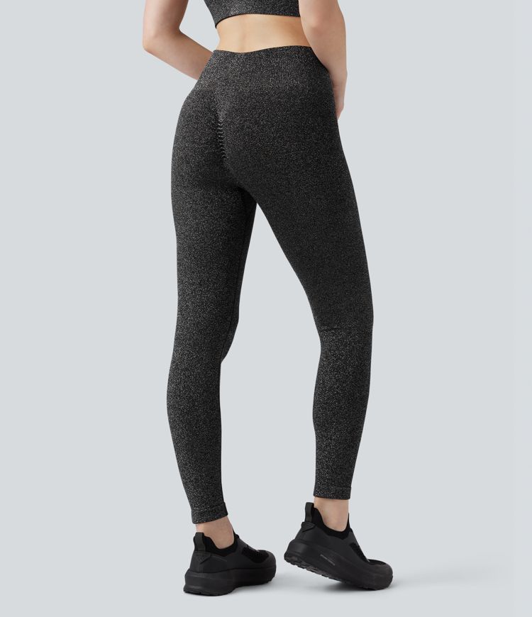Sparkle Seamless Flow High Waisted Workout Leggings