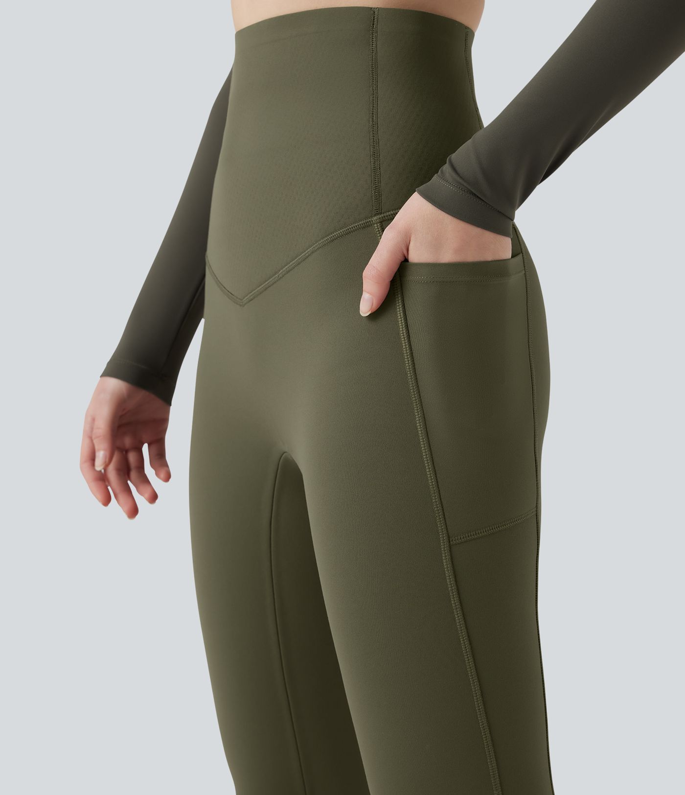 Halara UltraSculpt™ Extra Heat Ultra High-Waist Tummy Control Training Leggings with Pockets