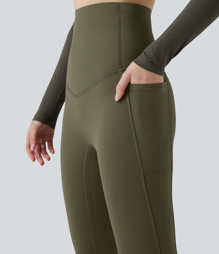 Halara UltraSculpt™ Extra Heat Ultra High-Waist Tummy Control Training Leggings with Pockets