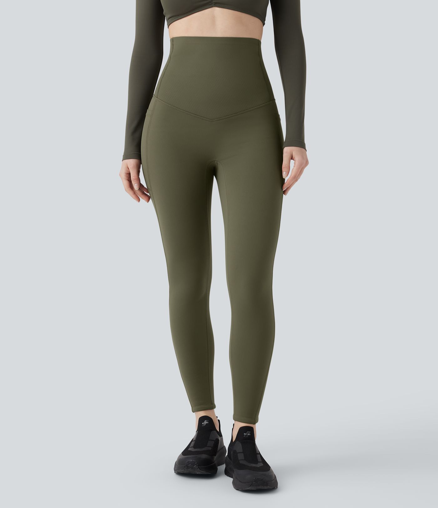 Halara UltraSculpt™ Extra Heat Ultra High-Waist Tummy Control Training Leggings with Pockets