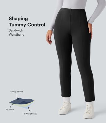 Halara Flex™ DayStretch High Waisted Tummy Control Slim Work Pants with Pockets