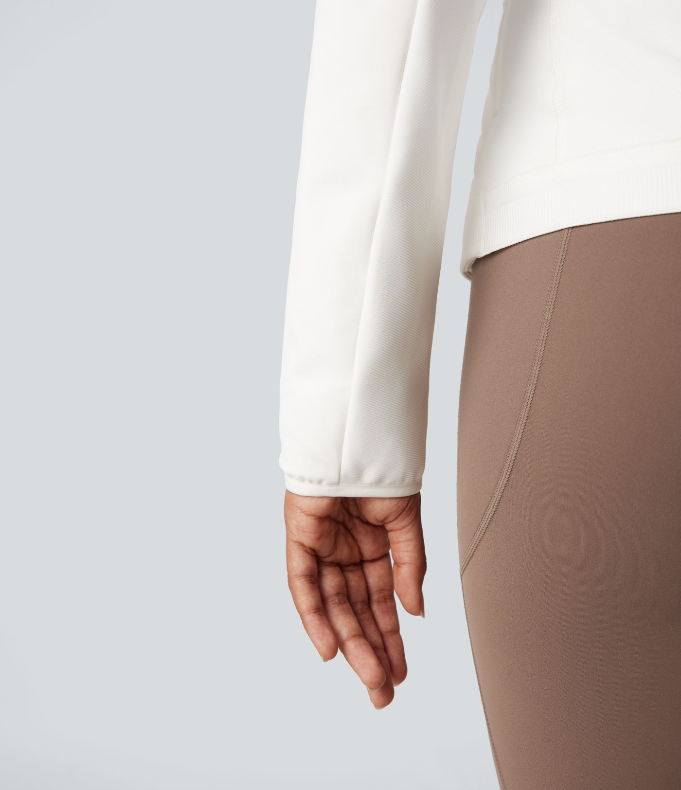 Reflective Hooded Running Down Jacket with Pockets