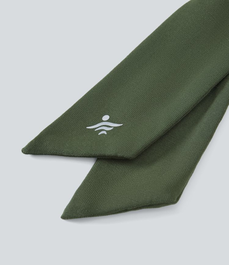 Halara Logo Yoga Bow Hair Tie