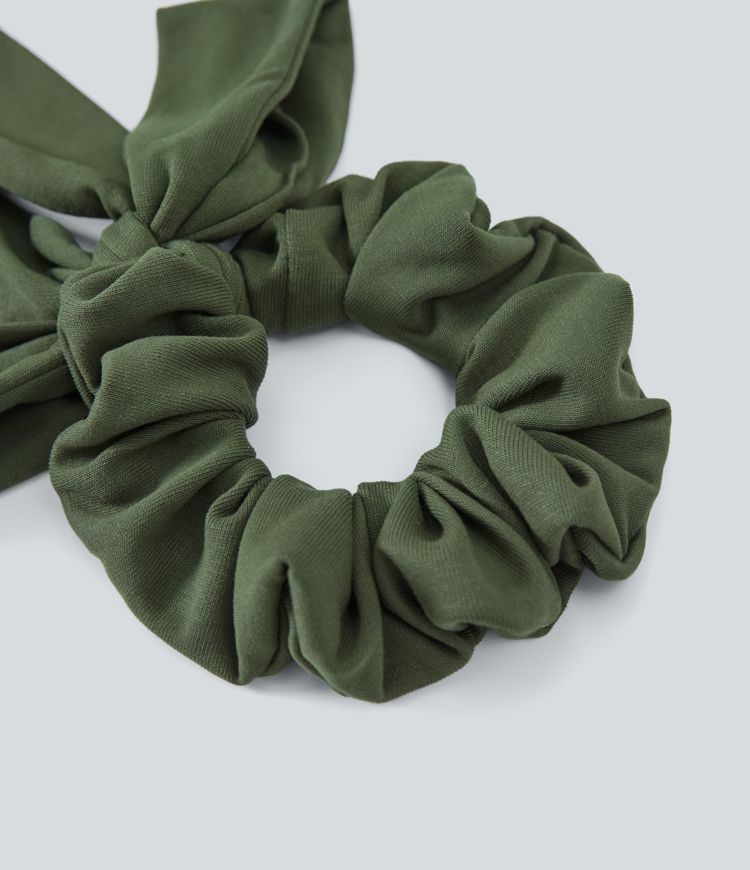 Halara Logo Yoga Bow Hair Tie