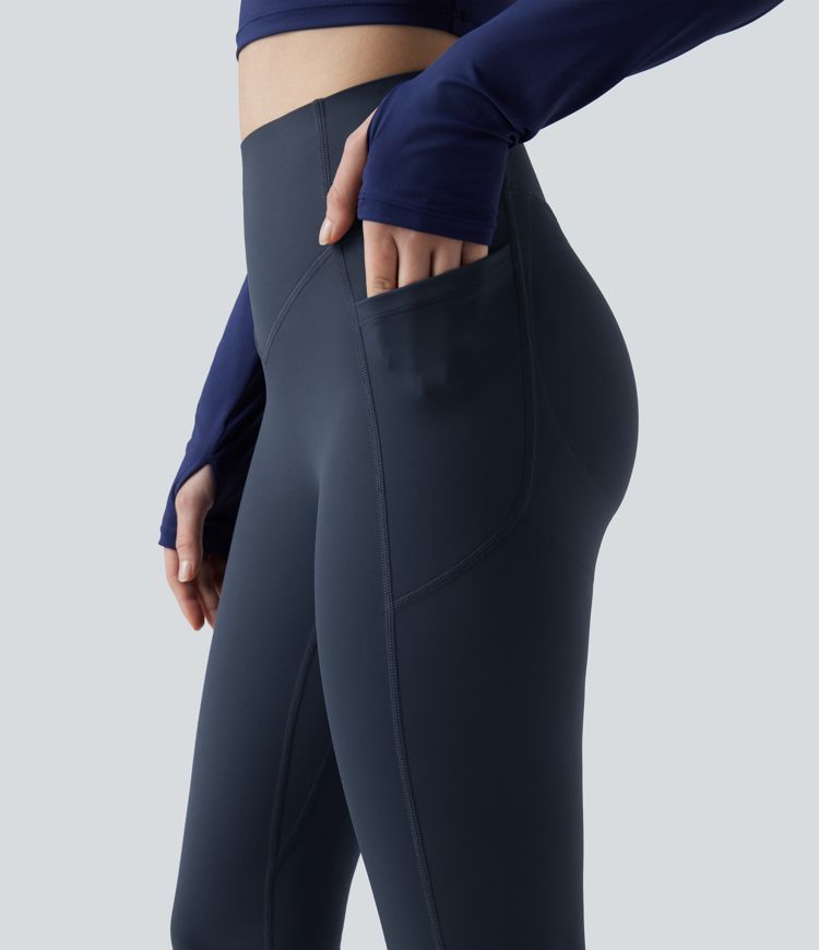 Halara UltraSculpt™ Heat High Waisted Scrunch Butt Lifting Tummy Control Yoga Leggings with Pockets