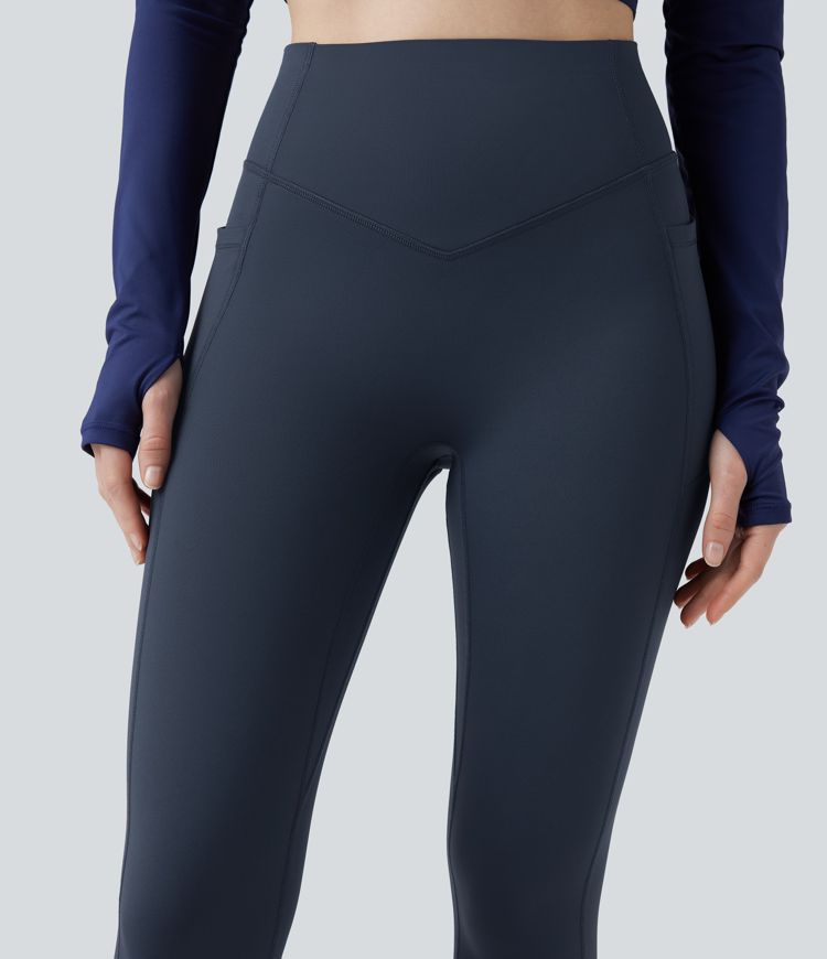 Halara UltraSculpt™ Heat High Waisted Scrunch Butt Lifting Tummy Control Yoga Leggings with Pockets