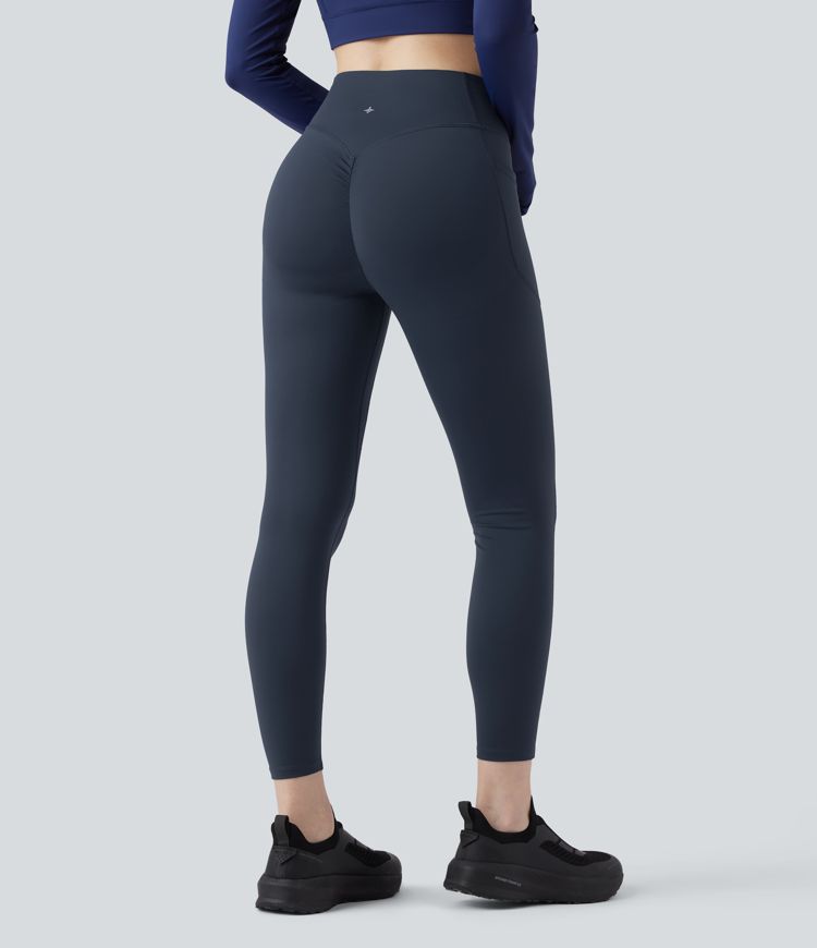 Halara UltraSculpt™ Heat High Waisted Scrunch Butt Lifting Tummy Control Yoga Leggings with Pockets Halara UltraSculpt™ Heat High Waisted Scrunch Butt Lifting Tummy Control Yoga Leggings with Pockets