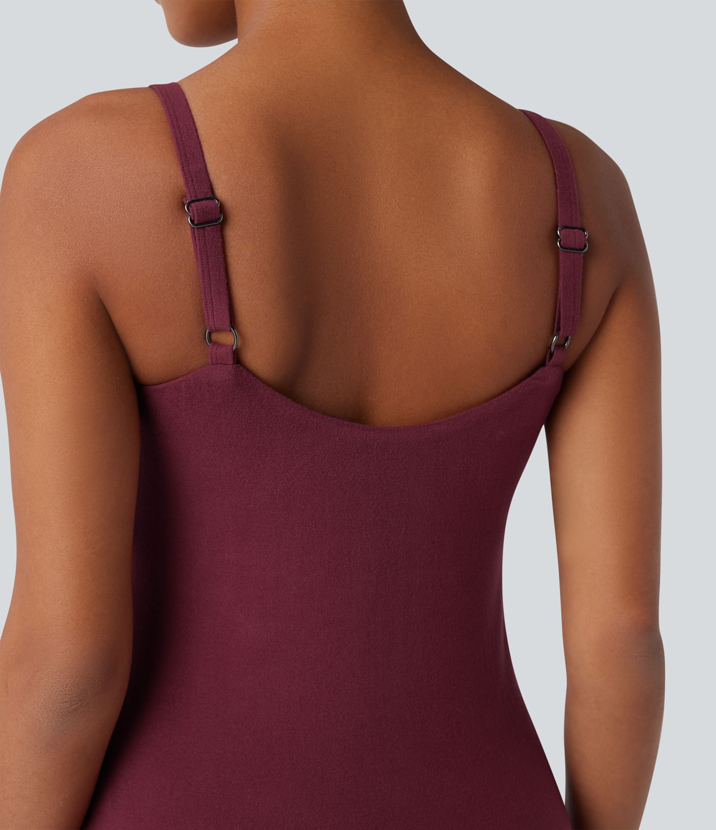 Halara HeatCore Molded Cups Push-Up Adjustable Straps Casual Warming Cami Top D-F Cups